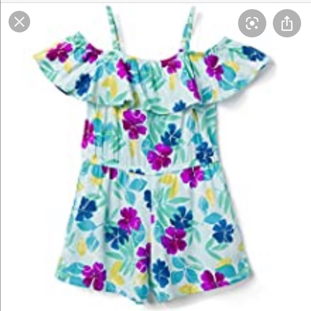 NWOT Gymboree Cold Shoulder Romper